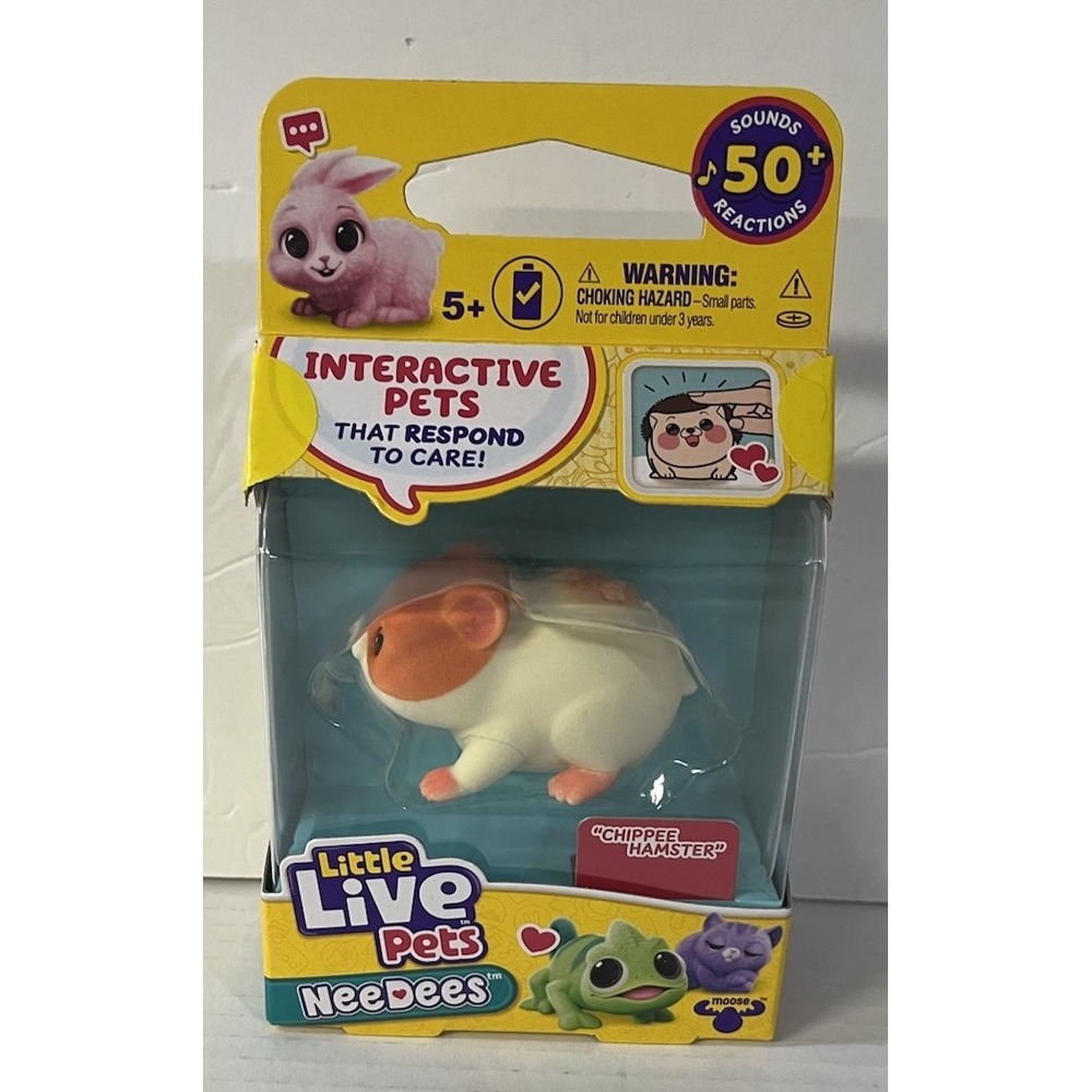 Little Live Pets NeeDees "Chippee"‎ Hamster  Interactive Pet
